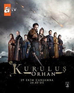 Şükrü Özyıldız in Kuruluş Orhan Season 1 poster.